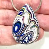 DVH Freightliner Fordite Bead Pendant Portland, OR Western Star 36x24x11mm (6036)