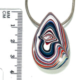 DVH Freightliner Fordite Bead Pendant Portland, OR Western Star 36x24x11mm (6036)