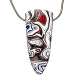 DVH Freightliner Fordite Bead Pendant Portland, OR Western Star 52x23x8mm (6037)