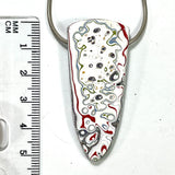 DVH Freightliner Fordite Bead Pendant Portland, OR Western Star 52x23x8mm (6037)