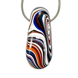 DVH Freightliner Fordite Bead Pendant Portland, OR Western Star 48x21x14mm (6038)