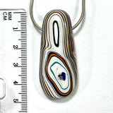 DVH Freightliner Fordite Bead Pendant Portland, OR Western Star 48x21x14mm (6038)