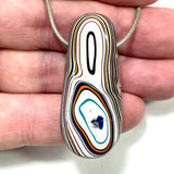 DVH Freightliner Fordite Bead Pendant Portland, OR Western Star 48x21x14mm (6038)