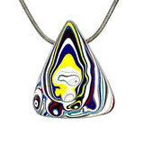 DVH Freightliner Fordite Bead Pendant Portland, OR Western Star 34x29x9mm (6039)