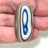DVH Freightliner Fordite Bead Pendant Portland, OR Western Star 39x20x14mm (6040)