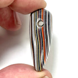 DVH Freightliner Fordite Bead Pendant Portland, OR Western Star 39x20x14mm (6040)