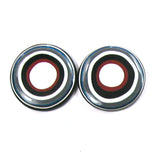 DVH 20mm RD Fordite Matched Pair Cabochons KC Ford F150 Truck (5305)
