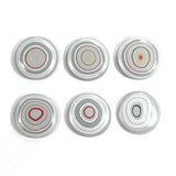 DVH Six 20mm RD Fordite Cabochons KC Ford F150 Truck (5311)