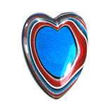 DVH Ford F150 Truck Fordite Heart Cabochon Cab 46x37x5mm (5316)