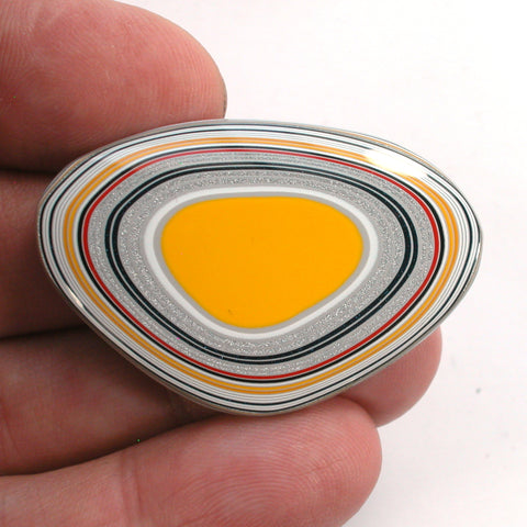 DVH Fordite Cabochon Ford F150 Truck KC Assembly 45x30x4mm (5524)