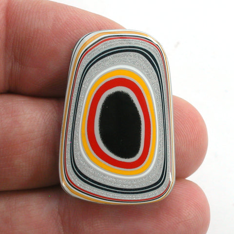 DVH Fordite Cabochon Ford F150 Truck KC Assembly 31x23x3mm  (5527)