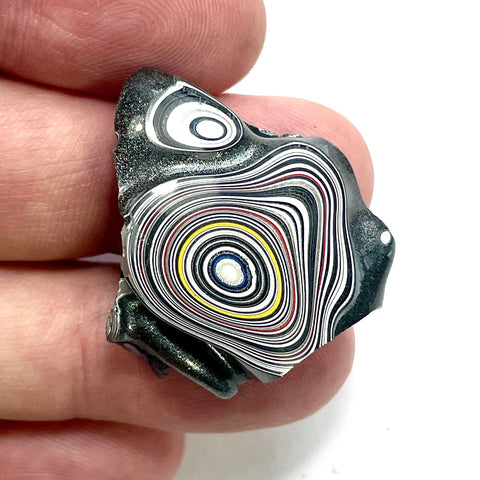 DVH Ford F150 Fordite Specimen Polished Face Rough KC Assembly (5922)