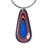 DVH Ford F150 Truck Fordite Pendant Necklace Kansas City Assembly 37x17x4mm (5959)