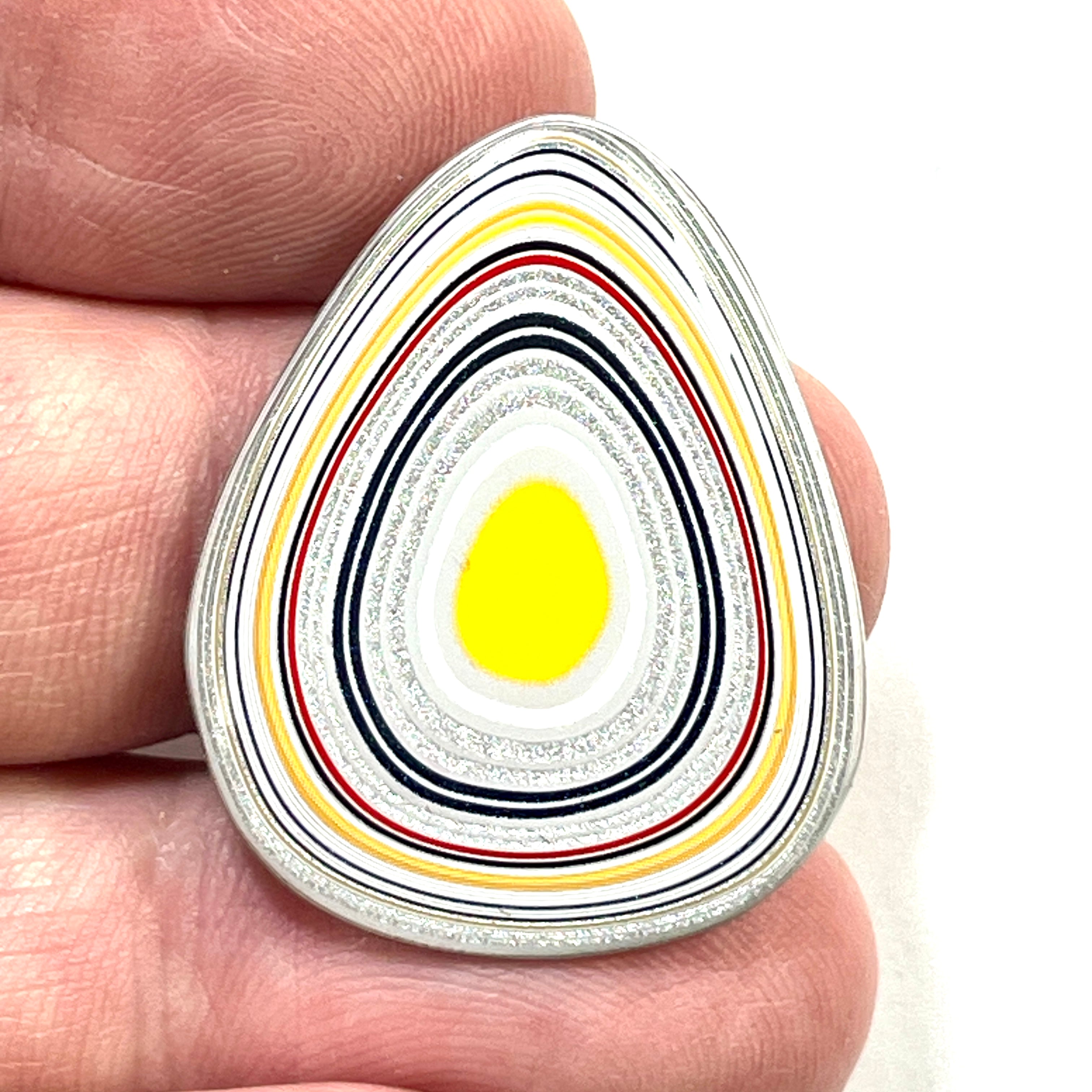 DVH Ford F150 Truck Fordite Cabochon KC Assembly 33x26x3mm (5970) - DVHdesigns
