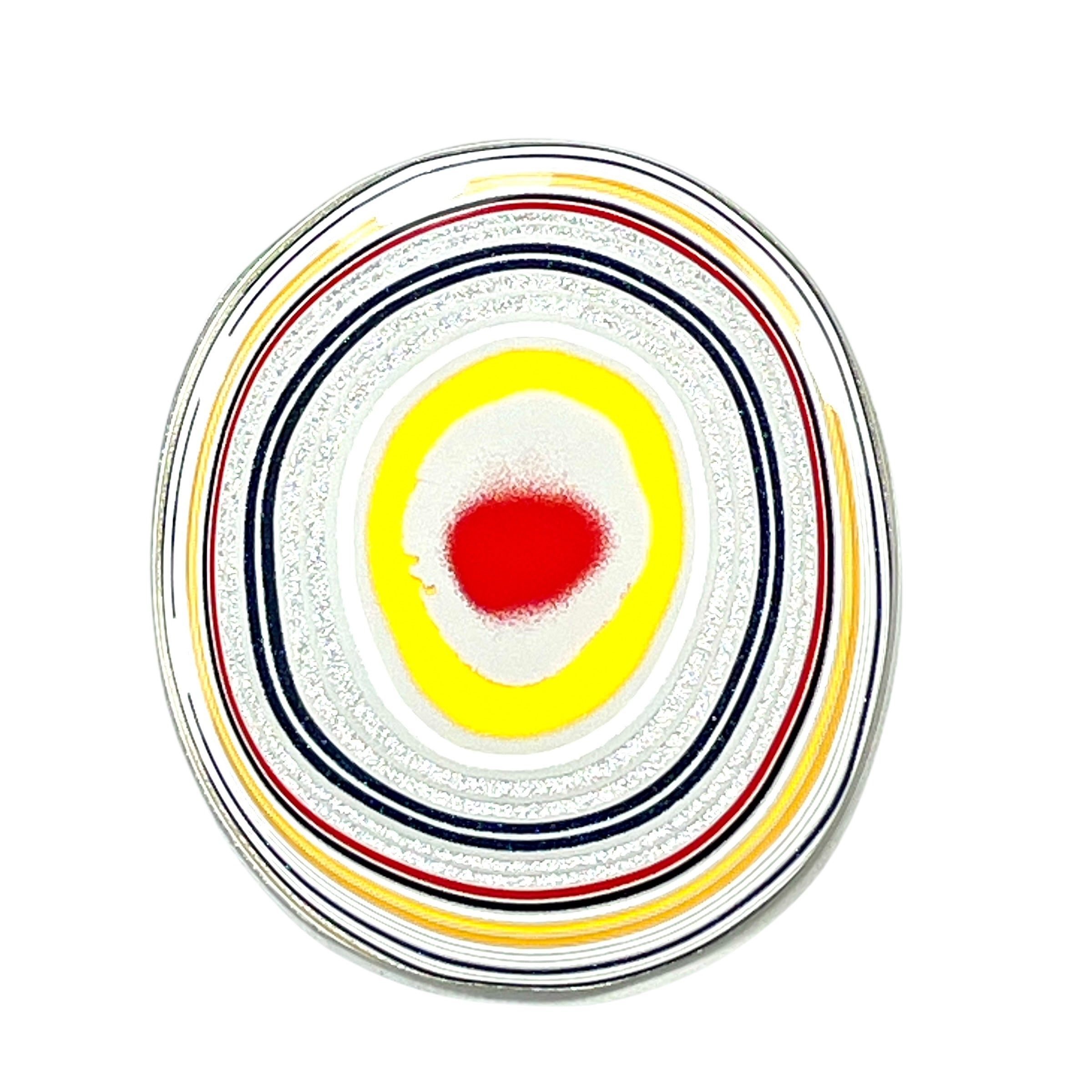 DVH Ford F150 Truck Fordite Cabochon KC Assembly 35x31x3mm (5971) - DVHdesigns