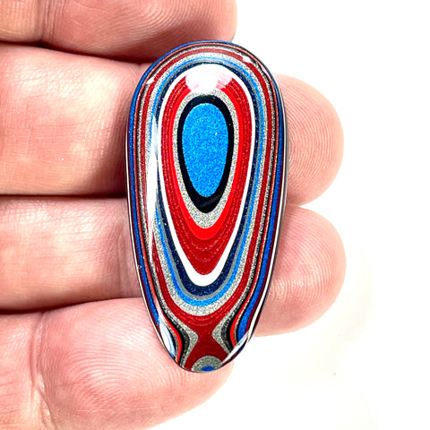DVH Ford F150 Truck Fordite Cabochon KC Assembly 43x21x4mm (5972)