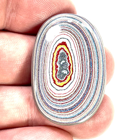 DVH Ford F150 Truck Fordite Cabochon KC Assembly 40x25x4mm (5973)