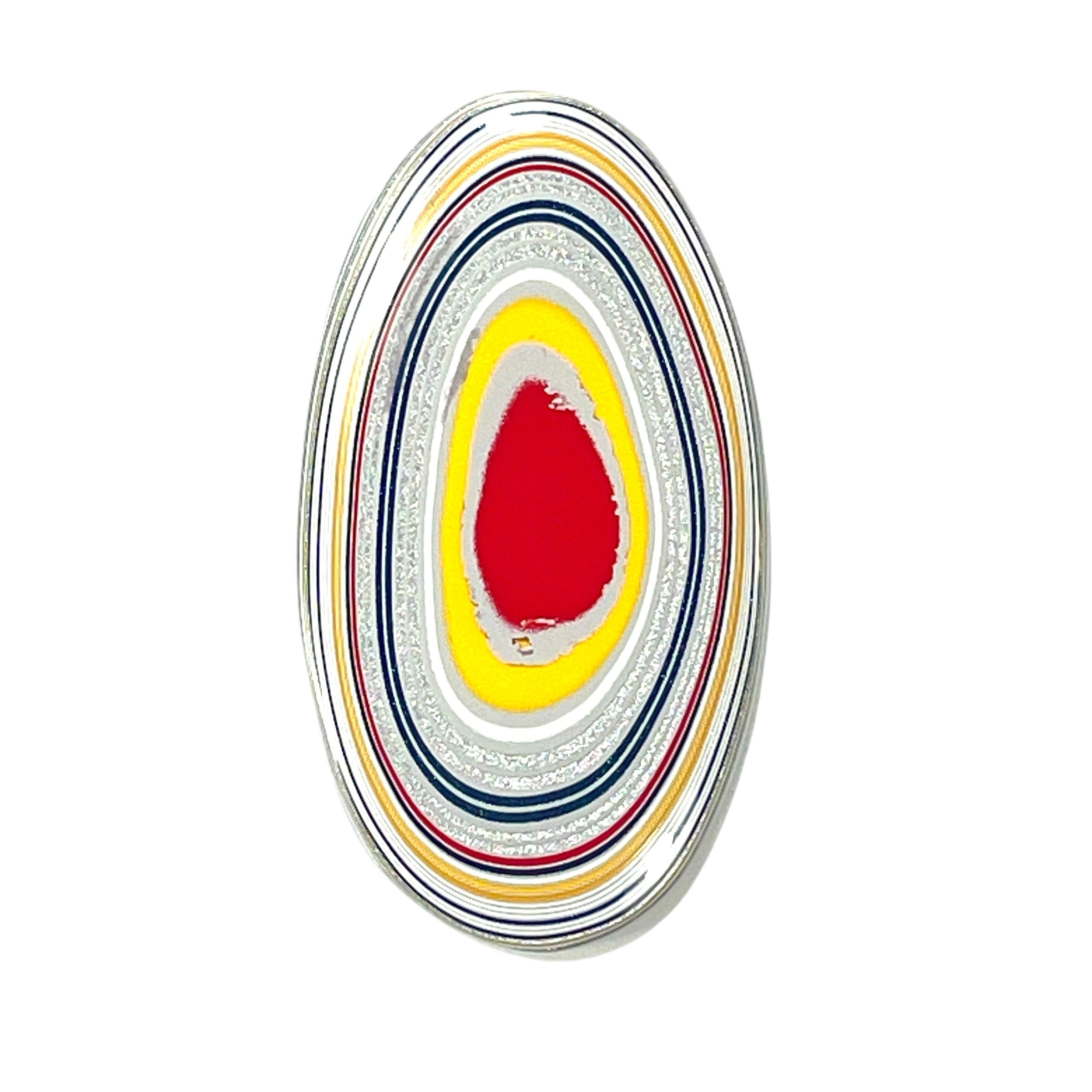 DVH Ford F150 Truck Fordite Cabochon KC Assembly 37x20x3mm (5976) - DVHdesigns