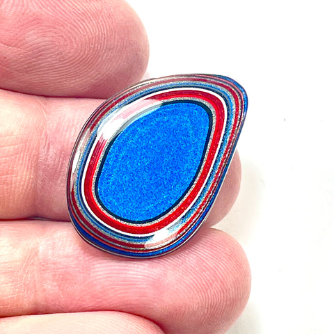 DVH Ford F150 Truck Fordite Cabochon KC Assembly 29x20x3mm (5978)