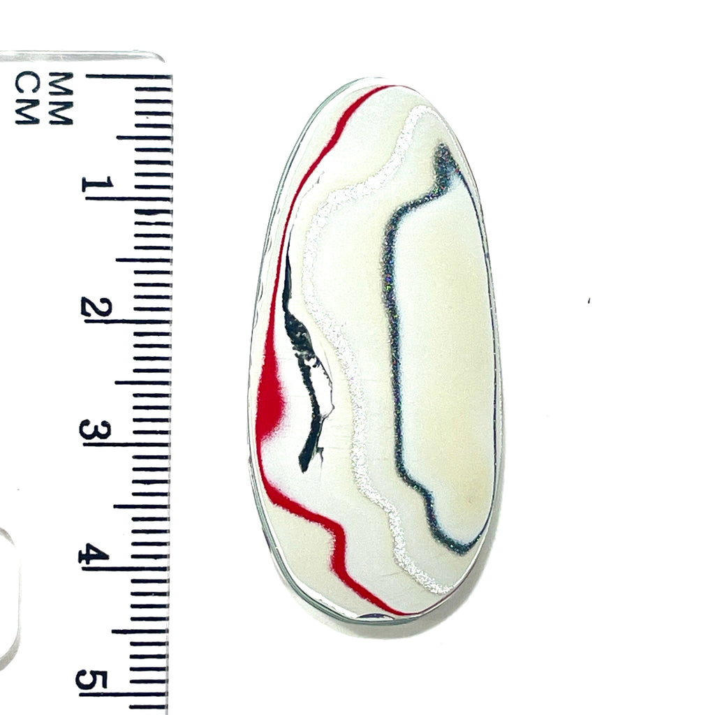 DVH Ford F150 Truck Fordite Cabochon KC Assembly 44x21x3mm (5979) - DVHdesigns