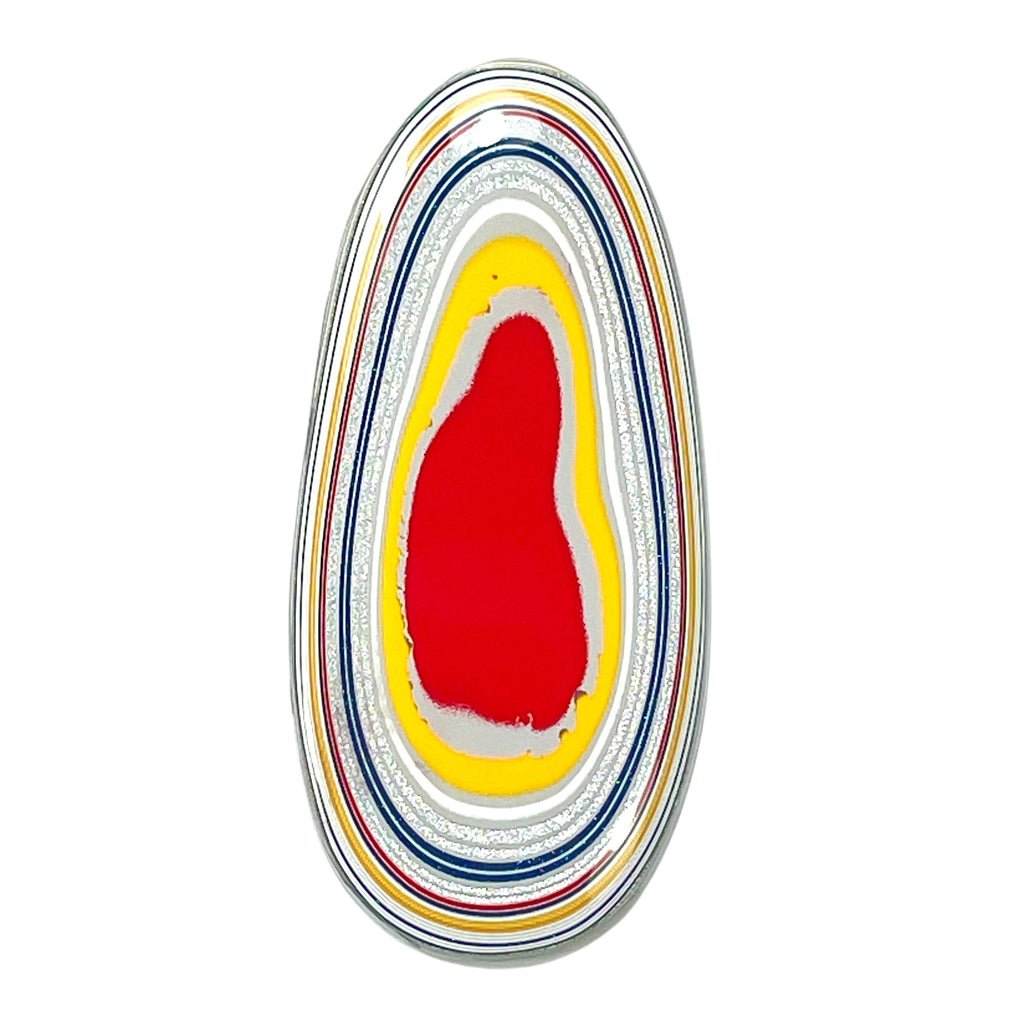 DVH Ford F150 Truck Fordite Cabochon KC Assembly 44x21x3mm (5979) - DVHdesigns