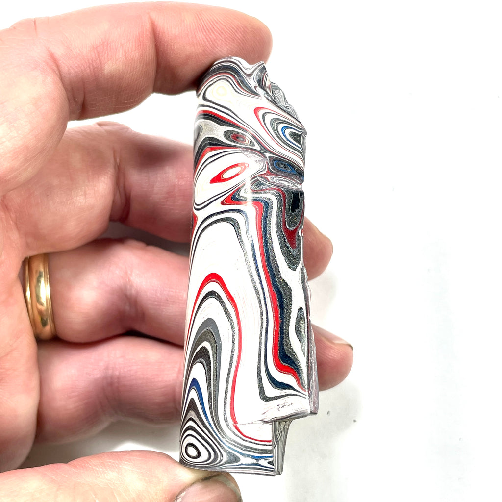 DVH Ford F150 Fordite Specimen Polished Face Rough KC Assembly (6093)