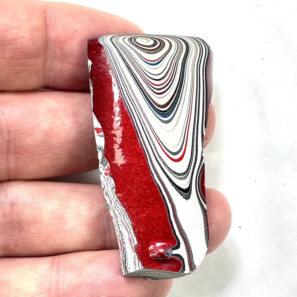 DVH Ford F150 Fordite Specimen Polished Face Rough KC Assembly (6096)