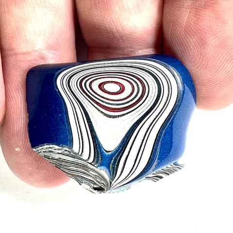 DVH Ford F150 Fordite Specimen Polished Face Rough KC Assembly (6097)