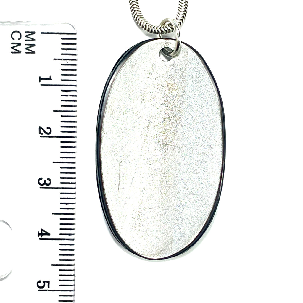 DVH Ford F150 Truck Fordite Pendant KC Assembly 43x24x3mm Sterling Silver (6107) - DVHdesigns