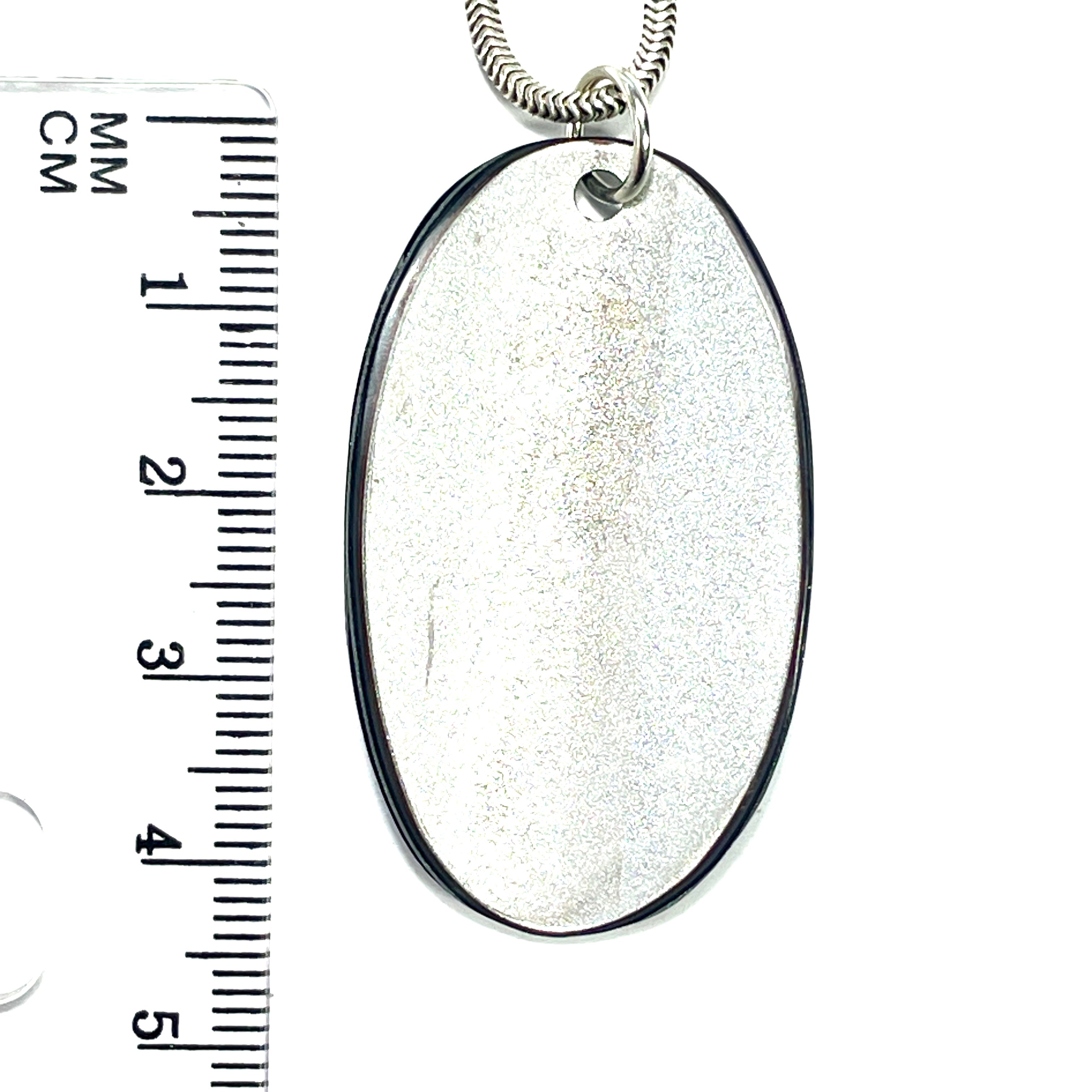 DVH Ford F150 Truck Fordite Pendant KC Assembly 43x24x3mm Sterling Silver (6107) - DVHdesigns
