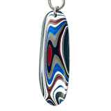 DVH Ford F150 Truck Fordite Pendant KC Assembly 73x33x4mm Sterling Silver (6110)