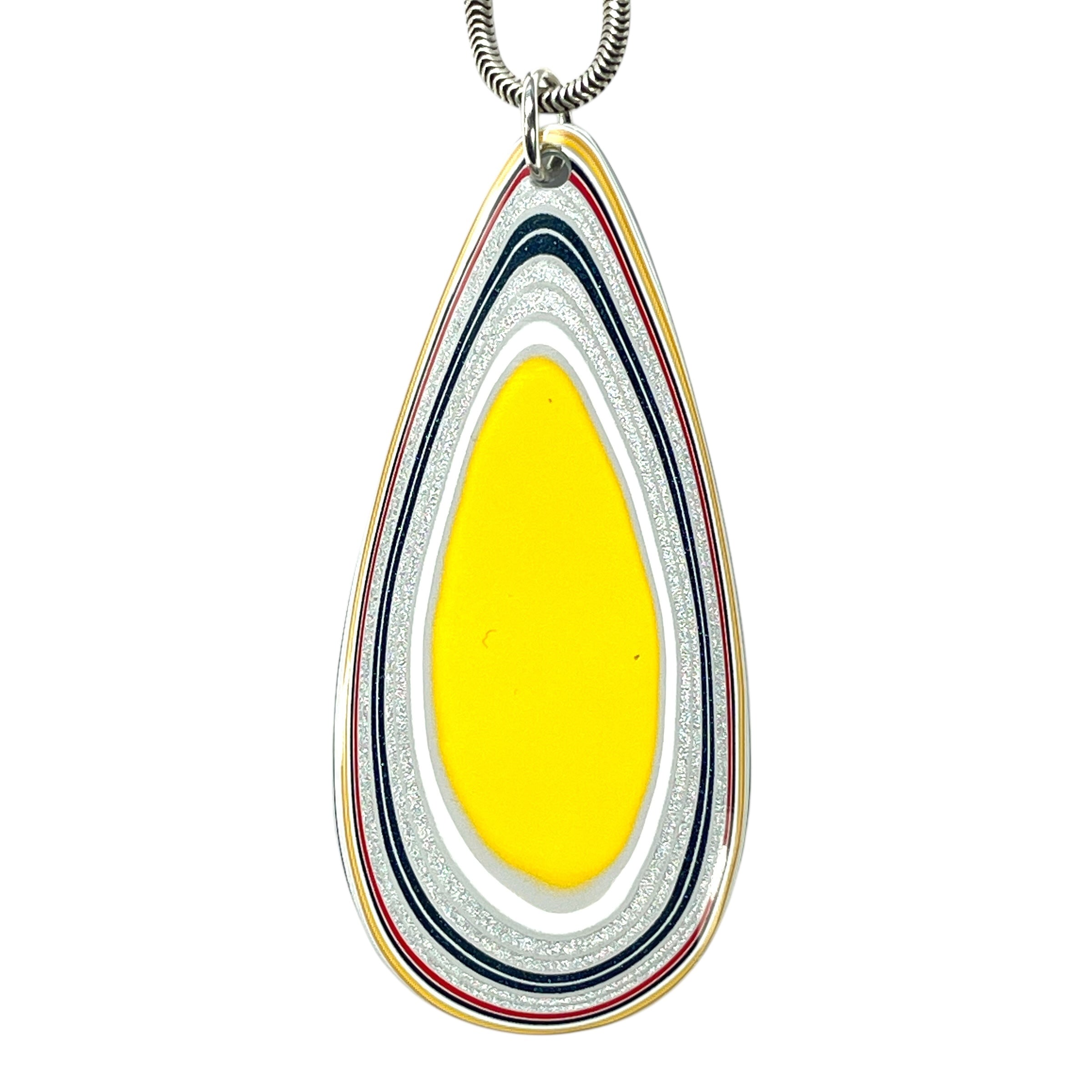 DVH Ford F150 Truck Fordite Pendant KC Assembly 60x27x4mm Sterling Silver (6111) - DVHdesigns