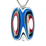 DVH Ford F150 Truck Fordite Pendant KC Assembly 44x31x2mm Sterling Silver (6112)