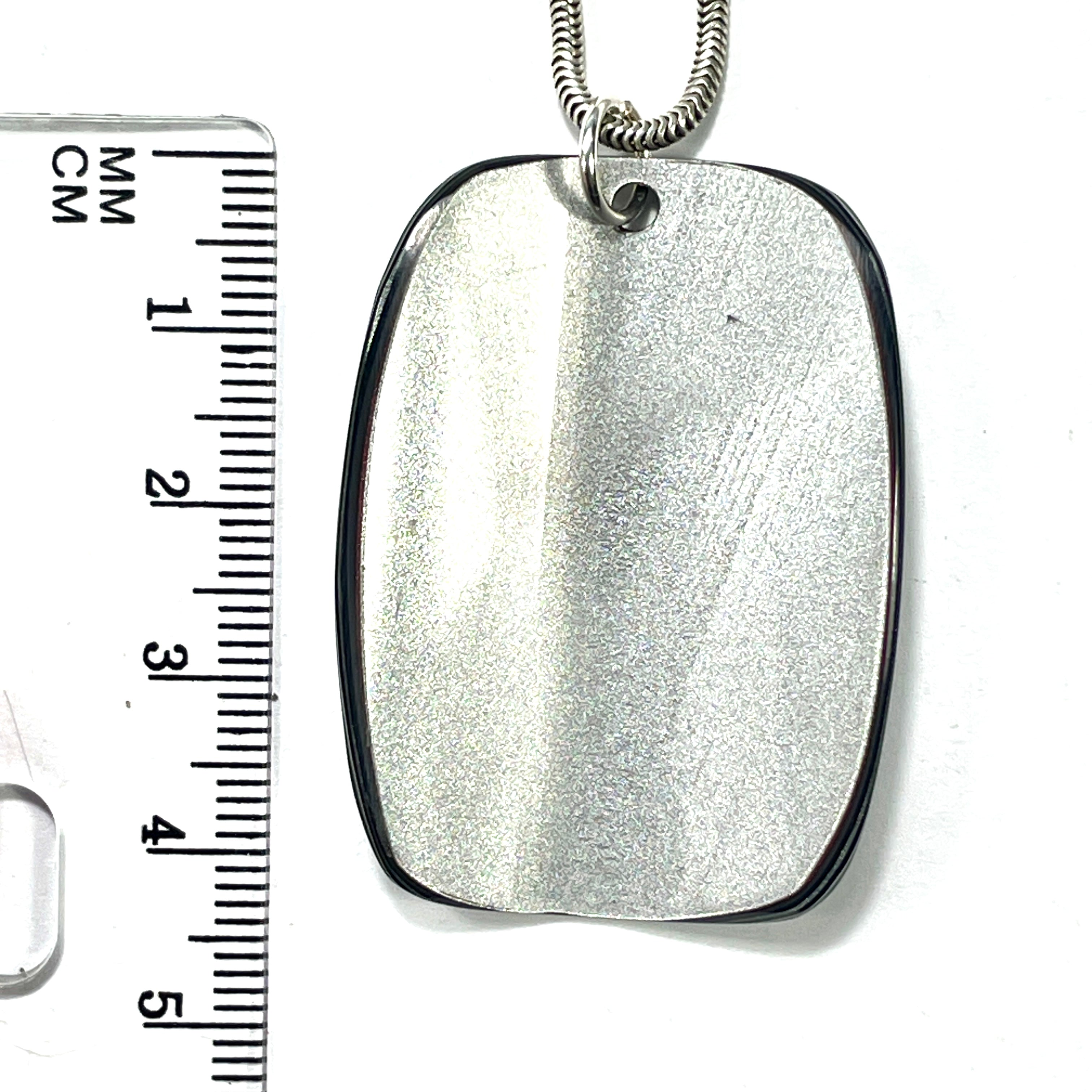 DVH Ford F150 Truck Fordite Pendant KC Assembly 44x31x2mm Sterling Silver (6112) - DVHdesigns
