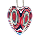 DVH Ford F150 Truck Fordite Pendant KC Assembly 38x34x4mm Sterling Silver (6116)