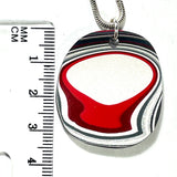 DVH Ford F150 Truck Fordite Pendant KC Assembly 34x31x4mm Sterling Silver (6118)