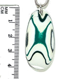 DVH Ford F150 Truck Fordite Pendant KC Assembly 41x20x4mm Sterling Silver (6119)