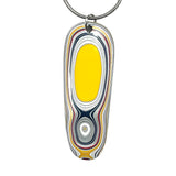 DVH Ford F150 Truck Fordite Pendant KC Assembly 58x20x4mm Sterling Silver (6124)