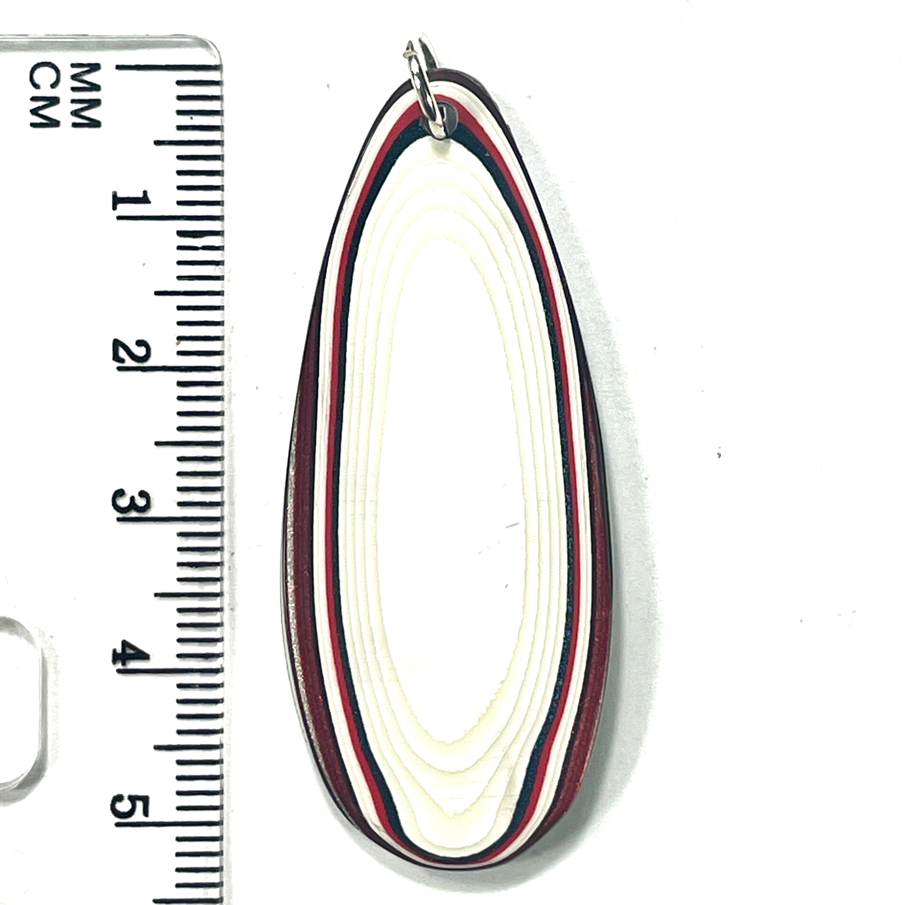 DVH Ford F150 Truck Fordite Pendant KC Assembly 52x21x4mm Sterling Silver (6125) - DVHdesigns