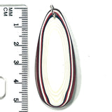 DVH Ford F150 Truck Fordite Pendant KC Assembly 52x21x4mm Sterling Silver (6125)