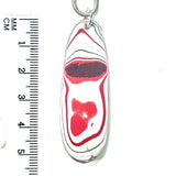 DVH Ford F150 Truck Fordite Pendant KC Assembly 52x18x4mm Sterling Silver (6126)