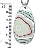 DVH Ford F150 Truck Fordite Pendant KC Assembly 49x28x4mm Sterling Silver (6129)