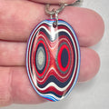 DVH Ford F150 Truck Fordite Pendant KC Assembly 35x24x4mm Sterling Silver (6131) - DVHdesigns