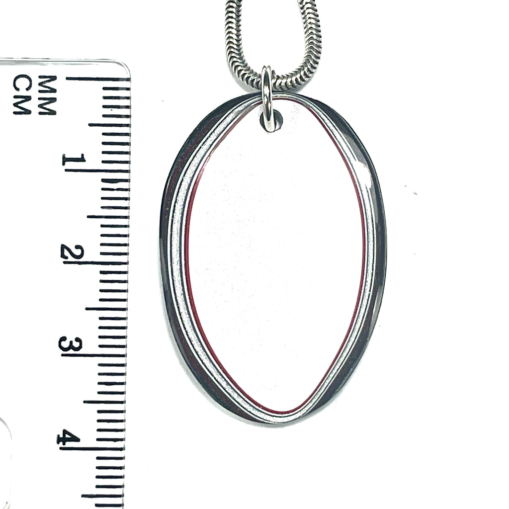 DVH Ford F150 Truck Fordite Pendant KC Assembly 35x24x4mm Sterling Silver (6131) - DVHdesigns