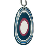 DVH Ford F150 Truck Fordite Pendant KC Assembly 49x25x4mm Sterling Silver (6132)