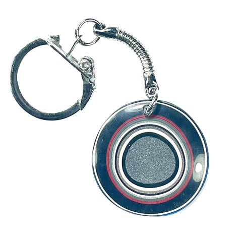 DVH Ford F150 Fordite Keychain KC Assembly 33mm Rd Silver (6142)