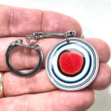 DVH Ford F150 Fordite Keychain KC Assembly 33mm Rd Silver (6148)