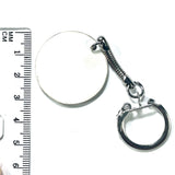 DVH Ford F150 Fordite Keychain KC Assembly 33mm Rd Silver (6148)