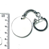 DVH Ford F150 Fordite Keychain KC Assembly 33mm Rd Silver (6149)