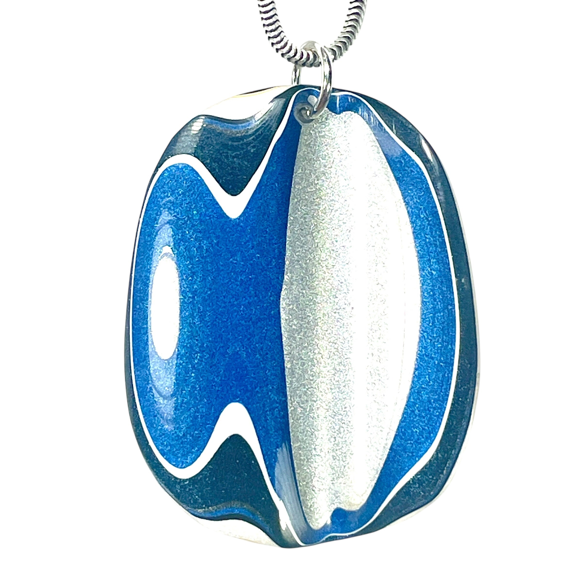 DVH Fordite Pendant Ford F150 Truck KC Assembly mm Sterling Silver 42x32x5mm (6409) - DVHdesigns